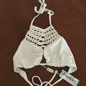 Frankie’s Bikinis Mimi Top (White)
